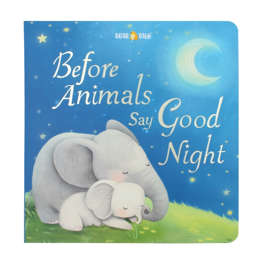 

Before Animals Say Good Night Bedtime Story Board Book For Kids, Kidlike Delicate Illustration, Animal Recognition, Christmas Gifts For Children, Holiday Gift Picks