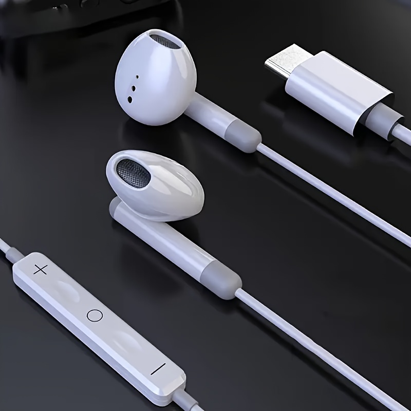 Image of .5mm/type C Jack Dac Chip High-fidelity Stereo In-ear Wired Headset For Ultra/for Iphone 15-17/for Oppo Cell Phone Music Game Headset