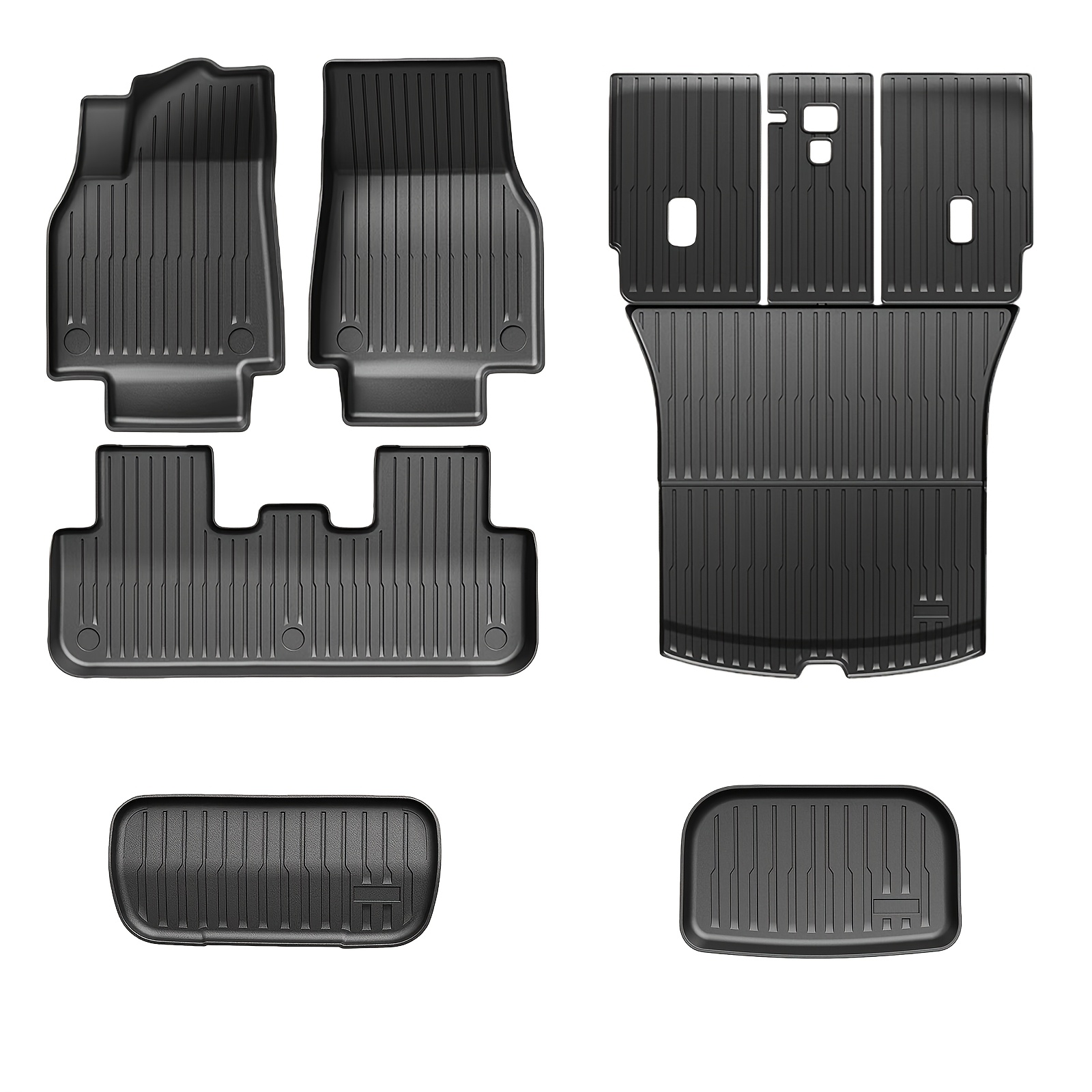 TEMU Floor Mats For 2026 2025 For For , Full Coverage Mat Cargo Liner Trunk Mat Backrest Mats Accessories