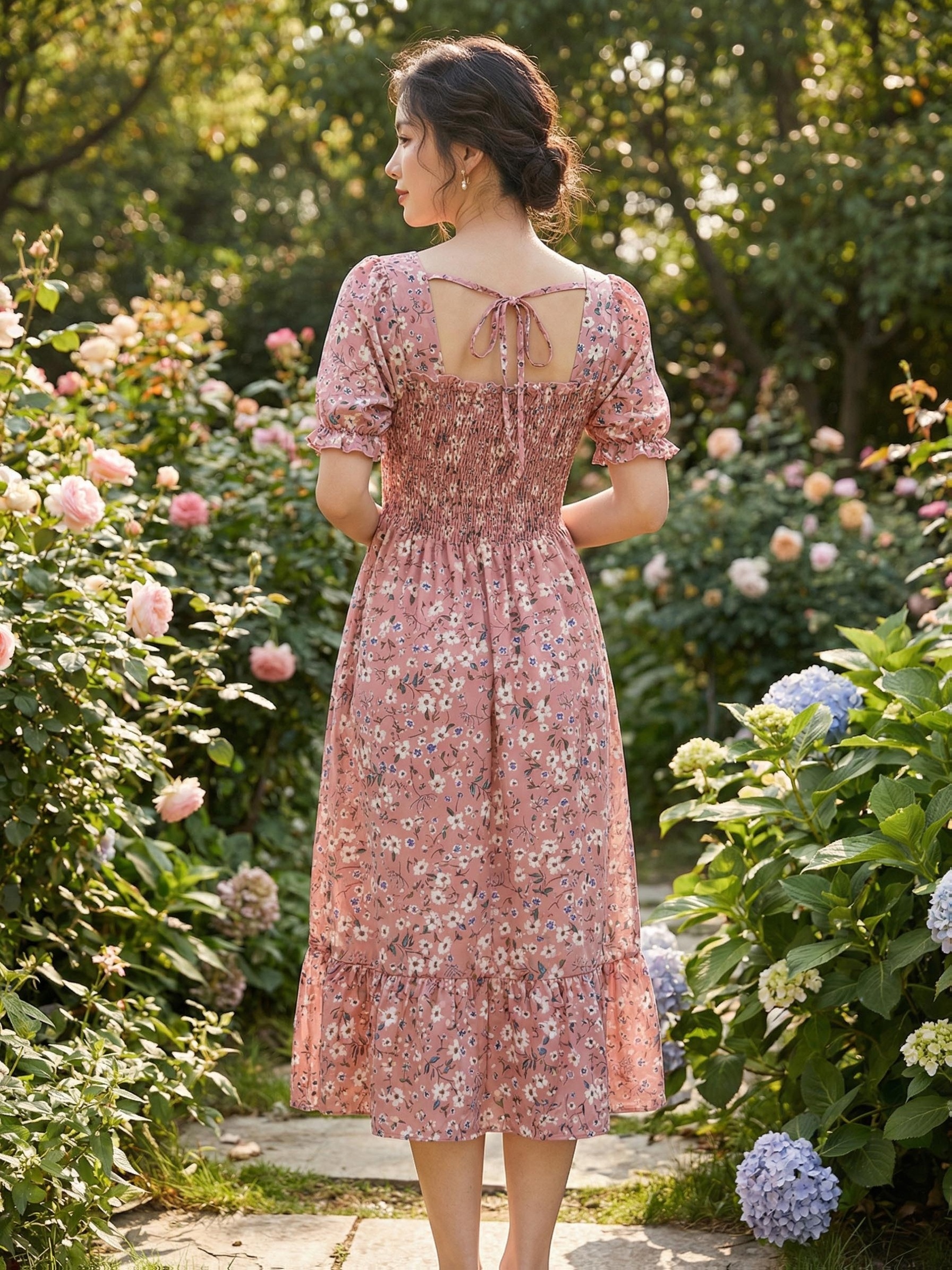 the marais printed chiffon maxi dress Anthropologie this chiffon maxi is Faithfull the Brand Rodeo Size:AU 8 / US 4 INV-1001447