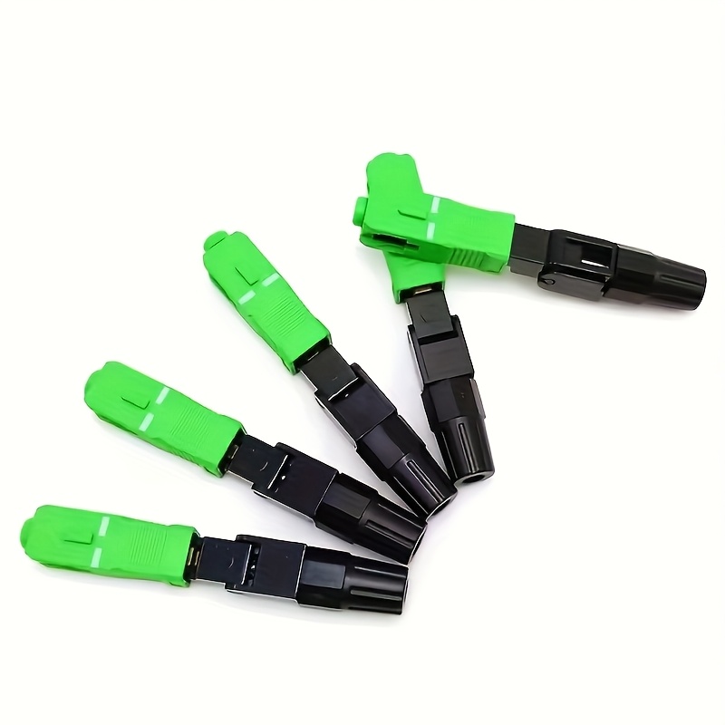 5pcs Fiber Optical 60mm Sc Upc/apc Quick Optical Connector Single Mode For Drop Cable