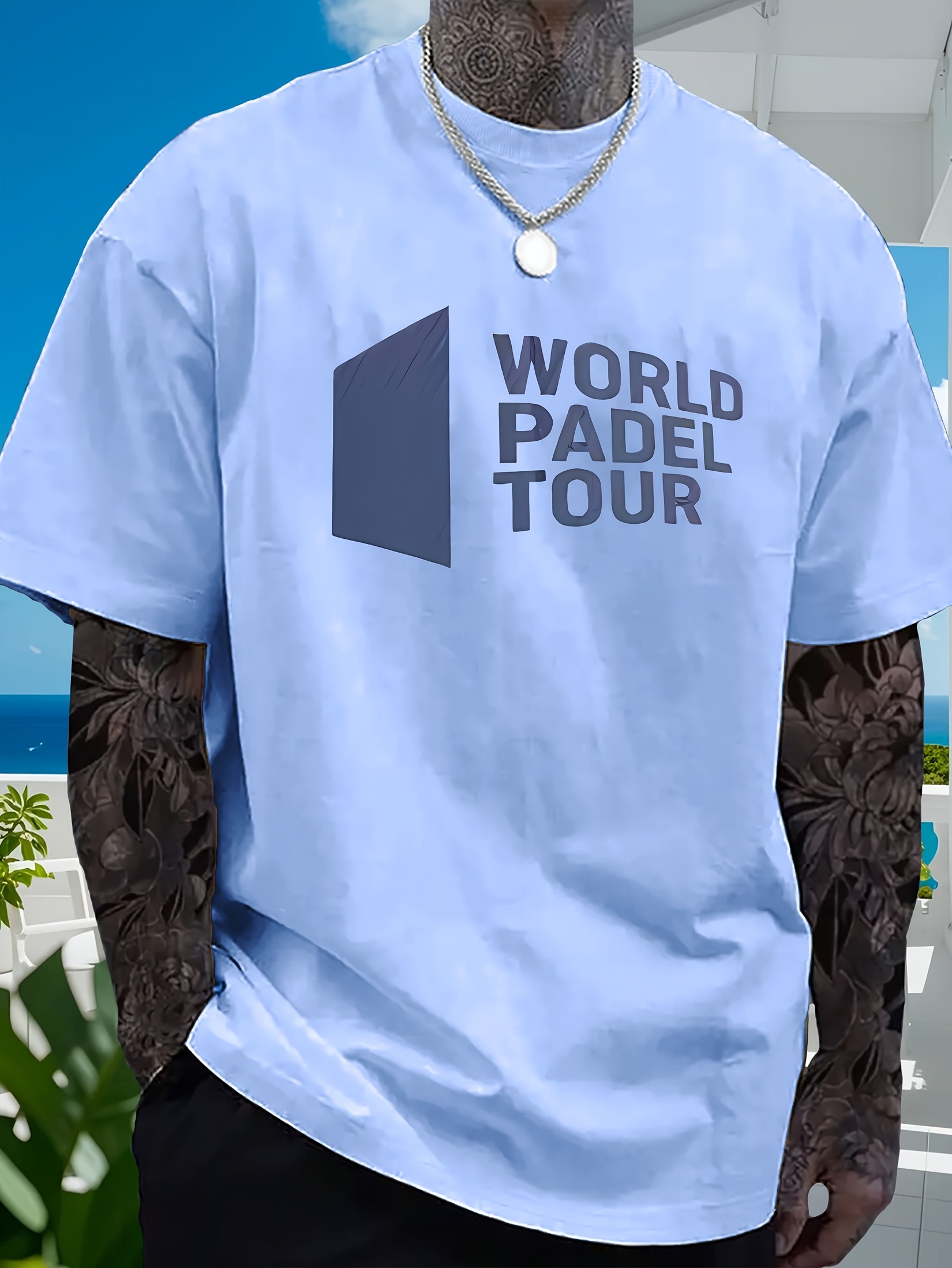 mens short sleeve t shirt operator logo print Temu Saudi Arabia