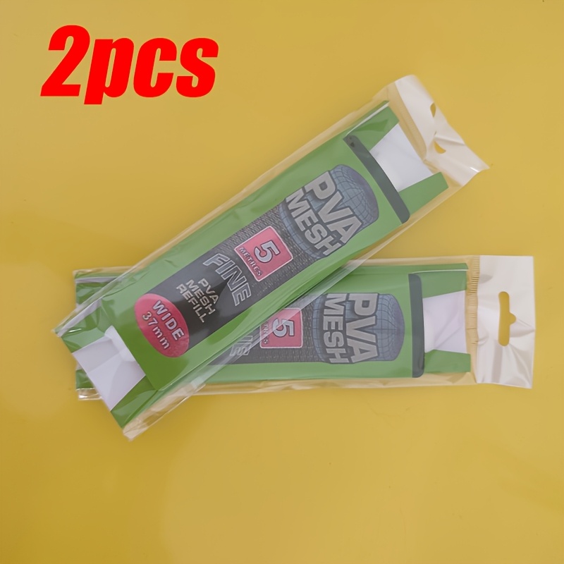 TEMU Lot de 1/2 Rouleau de Carton à en PVA Hydrosoluble, Largeur 25mm/37mm, Longueur 5m, pour Feeder de Pêche à la Européenne, Bande Feeder