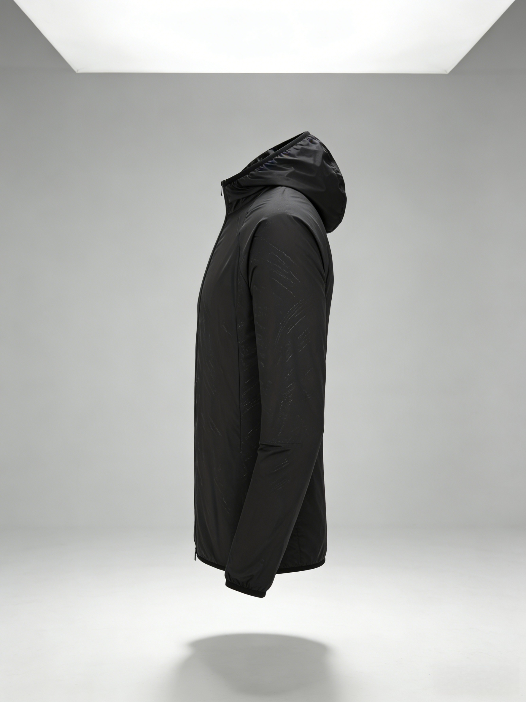 Men's Lightweight Hooded Jacket with Portable Storage Bag