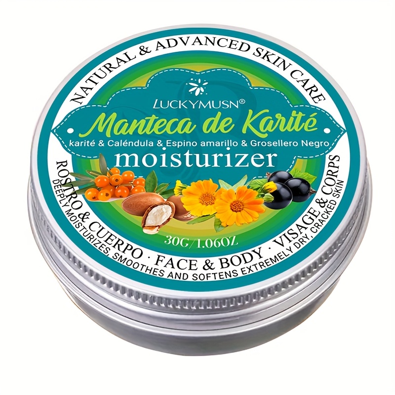 Image of Shea Butter Calendula Cream, Moisturizes Dry, , Making It More Delicate, Soft, And Smooth, With Sea Buckthorn And , Suitable For Hands, Feet, Heels, And Body, Gentle And Suitable For Types, 30g/1.06oz