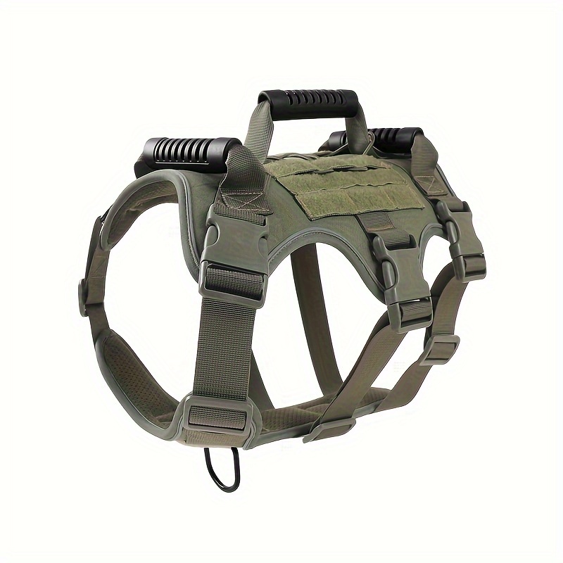 Taktische Hundeweste Mit MOLLE-System – Reflektierend & Verstellbar Für Abenteuer