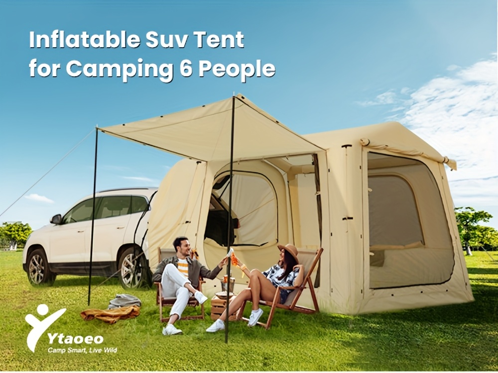 inflatable suv tent person hot tent stove jack Temu