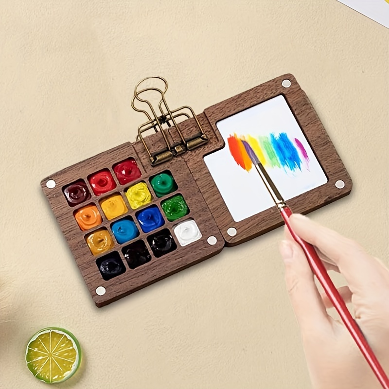 

1pc Wood Set, 15- Portable Painting , -sized For Air And