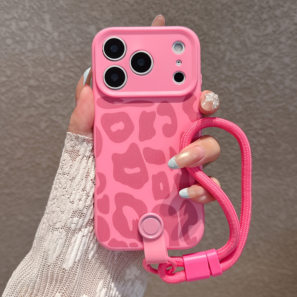 TEMU Phone Case: Premium Leopard Print Lanyard Phone Case, Suitable For Iphone 18 Pro Max/18 Pro/17 Pro Max/17 Pro/17 Air/17/16 Pro Max/16/16 Pro/16