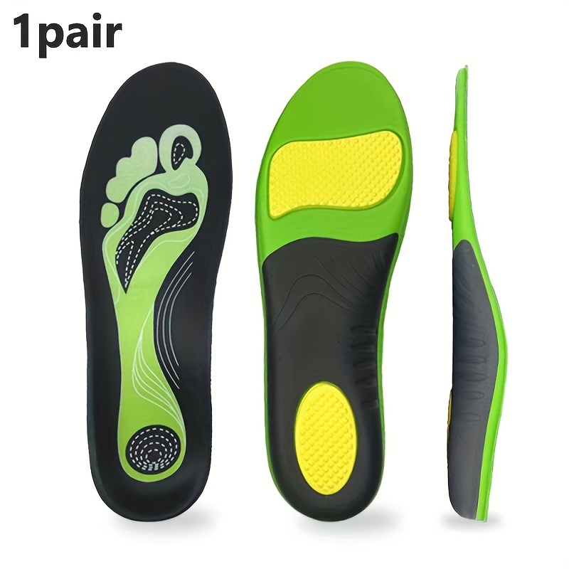 Pair Ergonomic Support Shoe Insoles, Men Women, Fashion Breathable, EVA  Foam, Non-Braided with Hand Wash Or Clean for Sports Shoes