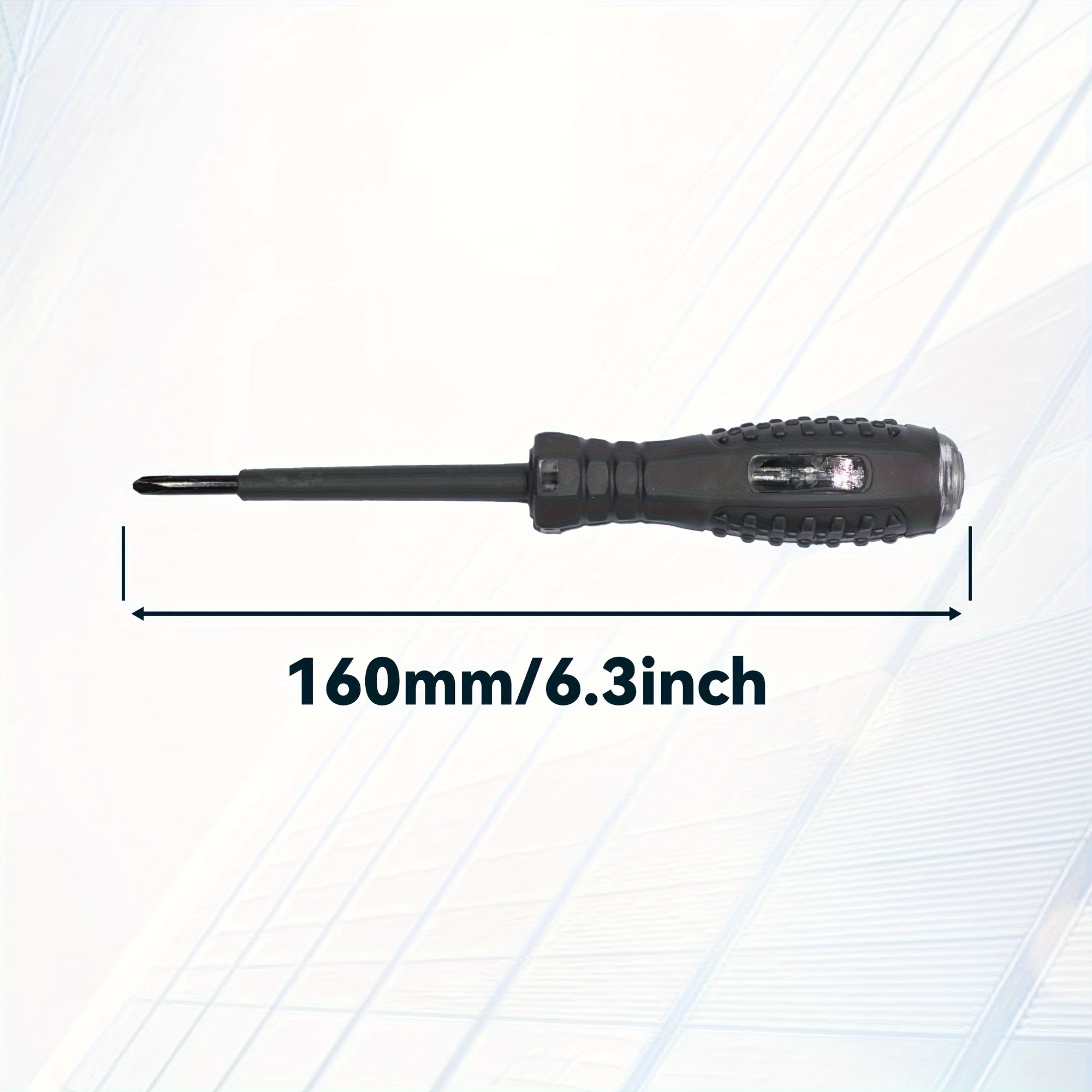 2pcs Electrician Multifunctional High Torque Colorful Light Screwdriver Magnetic Suction Head Electric Pen Test Zero Wire Fire Wire Slotted Head Phillips Head