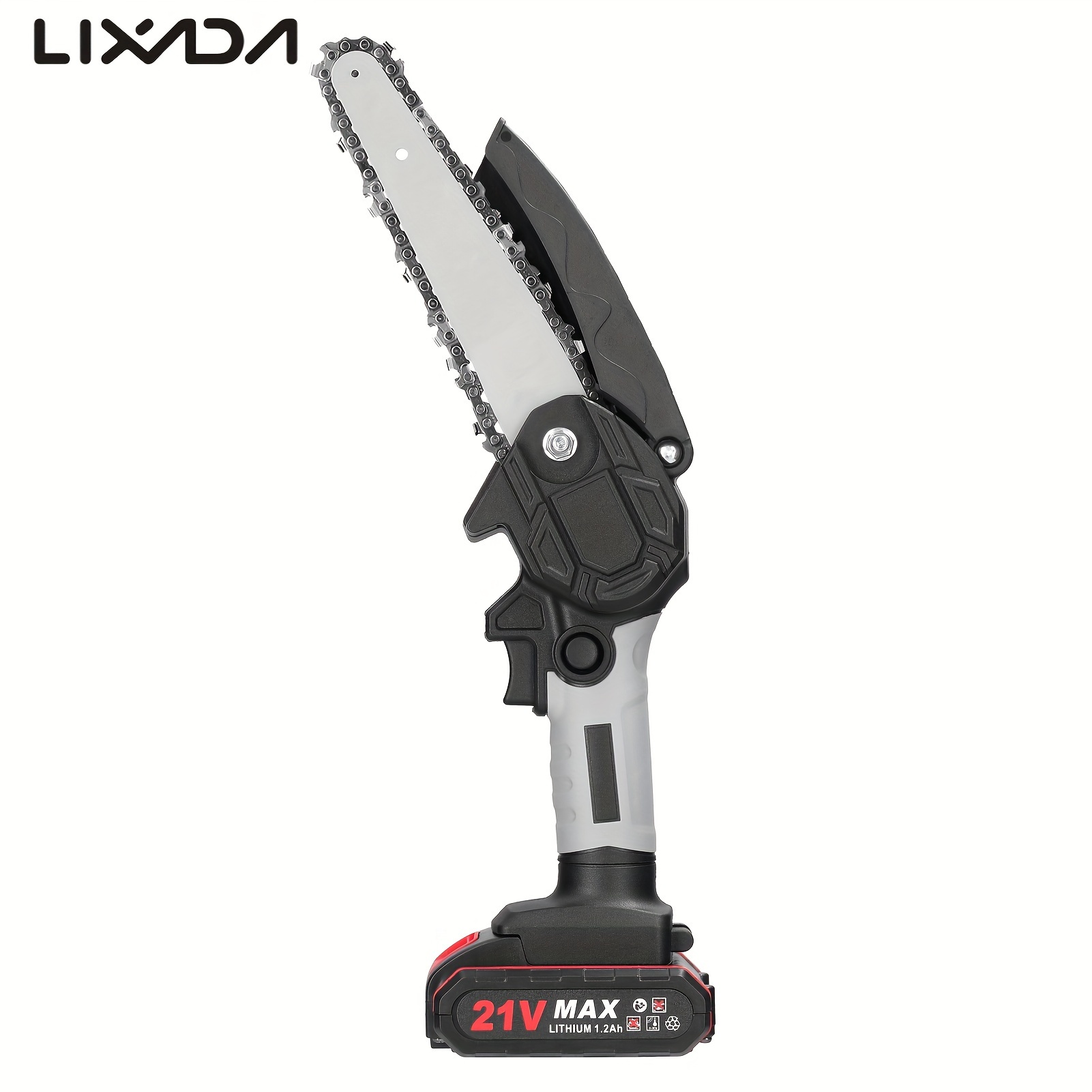 

Lixada Mini 6inch Electric Pruning Saws 21v Portable Electric Pruning Saws Small Wood Splitting Chainsaw Brush -handed Woodworking Tool