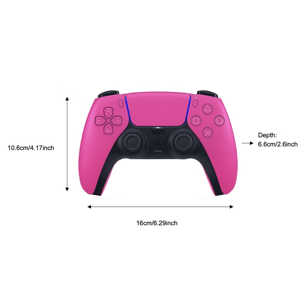 DualSense Wireless-Controller Sony PlayStation 5 Pink | International Version, Includes Headphone Jack, Touchpad, Rechargeable Lithium Polymer Battery