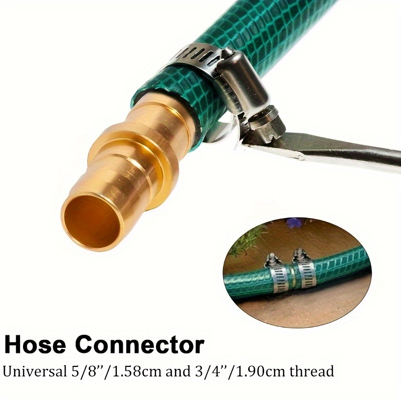 Garden Hose Repair Kit: Zinc aluminum Connectors 5/8 Male - Temu
