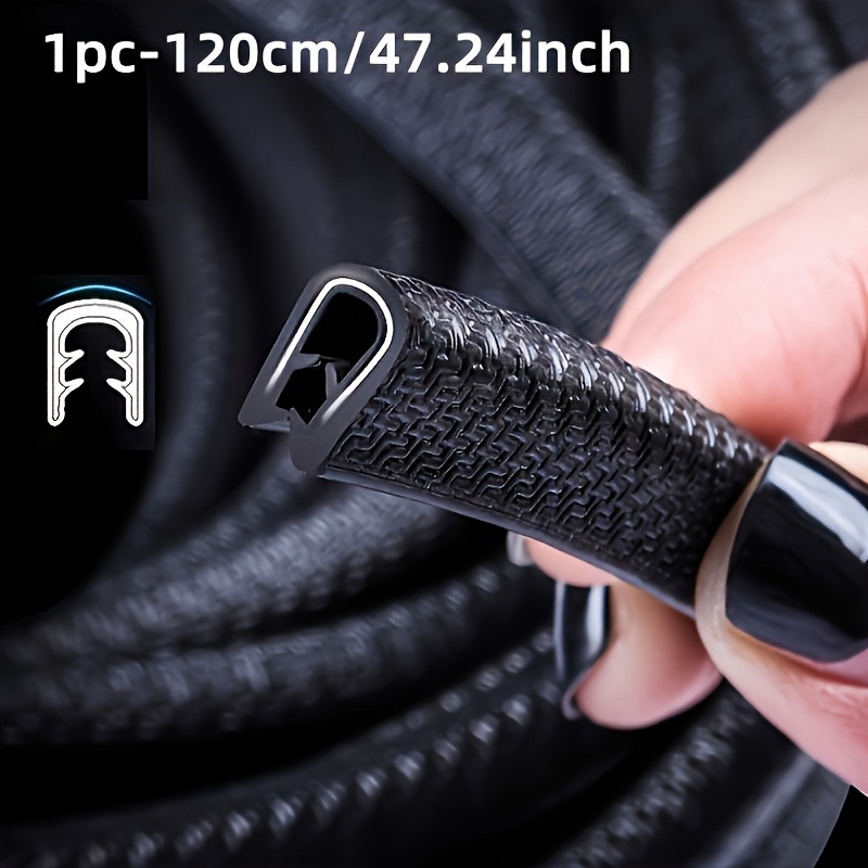 Image of U-shaped Protective Sealing Rubber Door Trunk Protection Strip Decoration U-shaped Protective Sealing Rubber