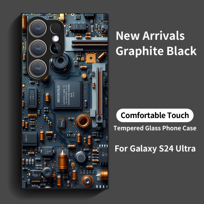 E-shop Handyhülle - Kabelbaum-Muster Gehärtetes Glas Handyhülle Passend für Galaxy S26 ULTRA, S26, S26 Plus, A14, A34, A52, A52S, A53, A54, A55, A56 5G