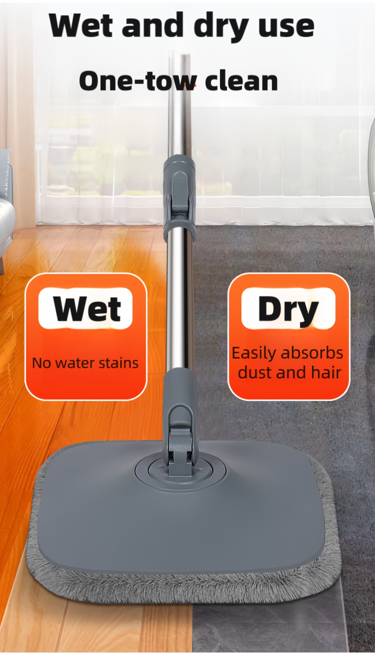 1   mop and bucket set with 360 rotating system automatic filtration for living room bedroom bathroom outdoor toilet plastic material hardwood tile marble floor cleaning tool details 6