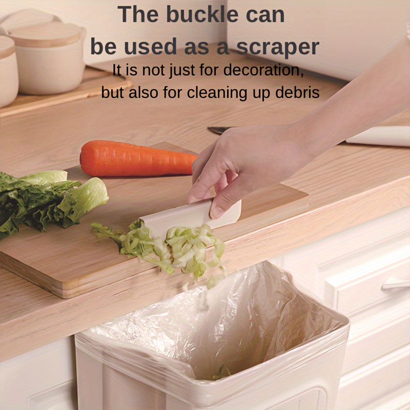 Foldable Kitchen Trash Wall Mounted Plastic Trash Bin Large Temu