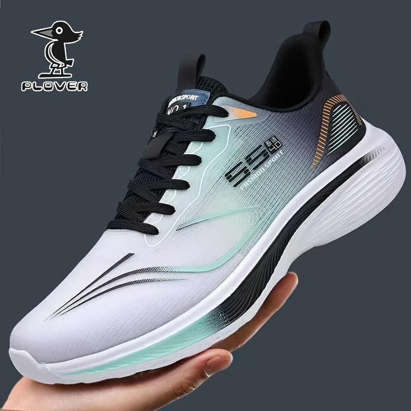 Image of Plover Men's Shoes Spring Summer Mesh Breathable Soft Sole Anti-slip Shock Absorption Student Running Casual Sports Shoes Double Straps Single Strap Dense Mesh Large Mesh Random