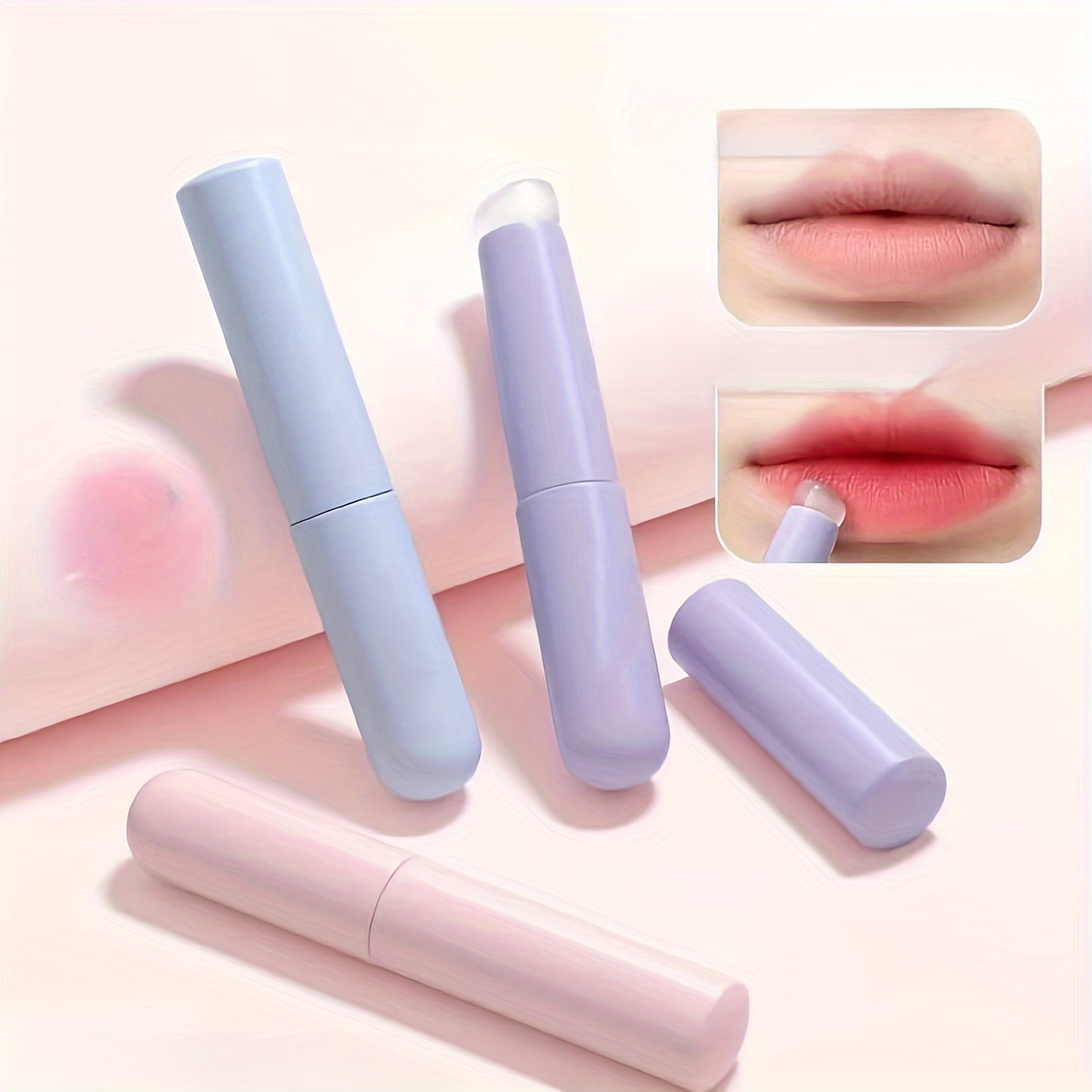 

1/3pcs Silicone Lip Brush Concealer Brush, Multi-functional Beauty Tool Lip Balm Applicator, Lipstick Lip Gloss Brush