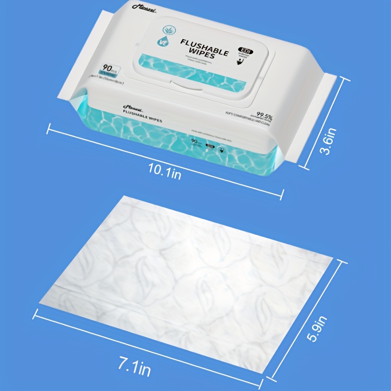 MIOSZZI Thickened Butt Wipes, Flushable Wet Wipes, XL Size Toilet Paper, No Alcohol, Quick-Dispersing, Unscented Toilet Wipes, Personal & Household Cleaning Wipes, Family Size, Local Warehouse