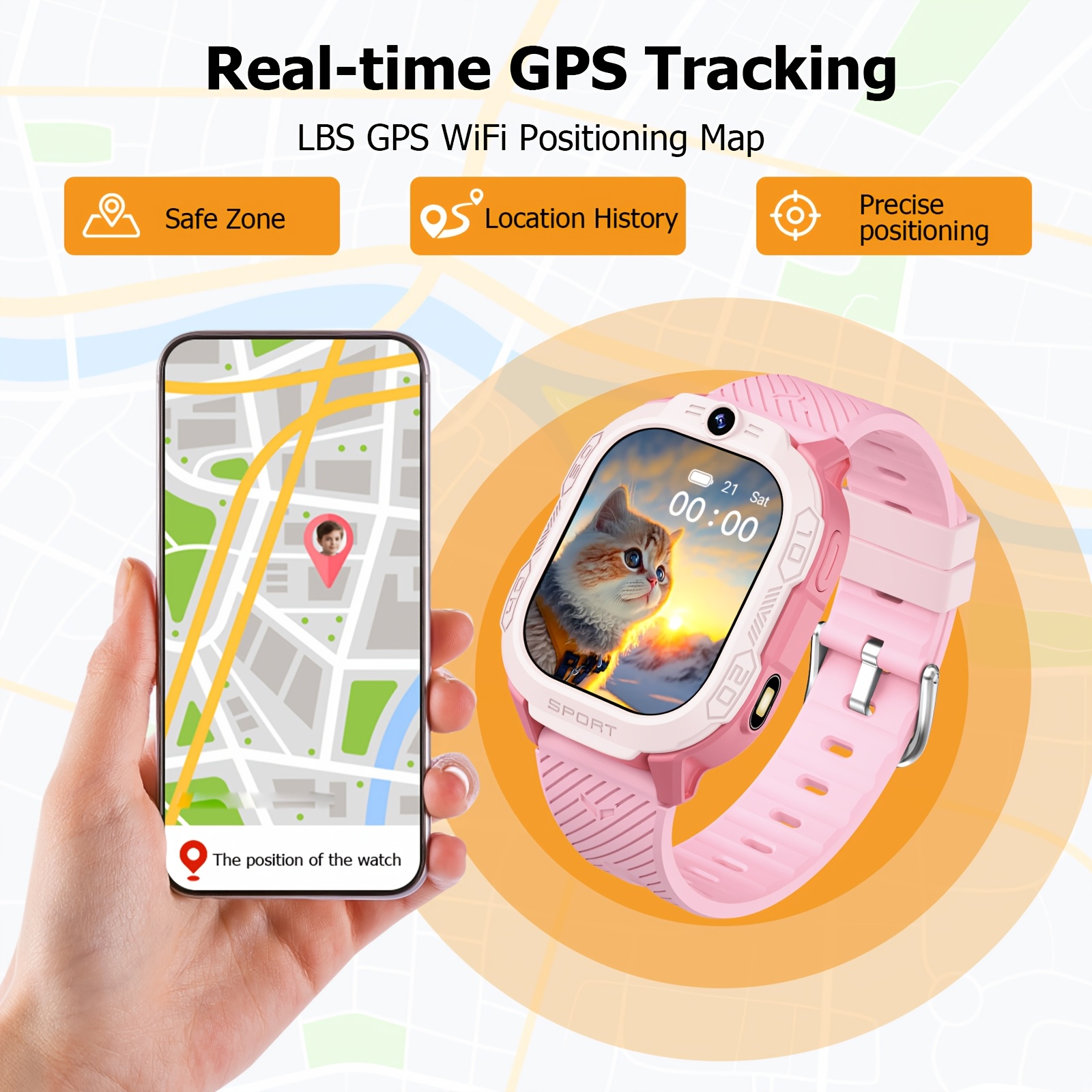De nieuwste 2026 4G Smartwatch heeft video- en belfuncties, waardoor het het perfecte verjaardags- of kerstcadeau is voor jongens en meisjes vanaf 3 jaar. Het ondersteunt een leermodus, spellen, wekker, muziek en 4G netwerkconnectiviteit.
