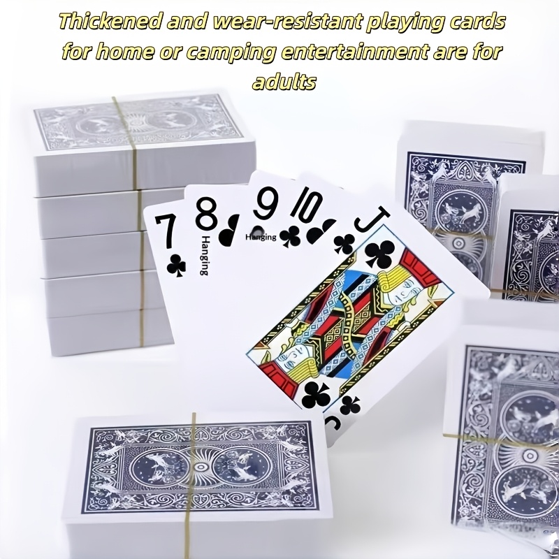 Thickened Wear-Resistant Adult Paper Playing Cards, One Deck