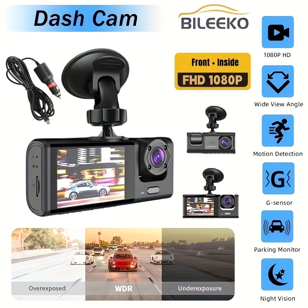 Auto Dashcam Full HD 1080P Akku Video Kamera Frontkamera Dash-Cam