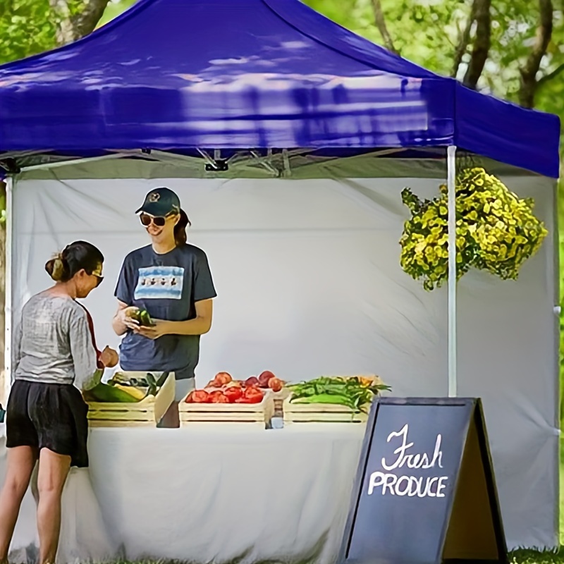 [UV Protection Canopy] 10x10 Pop-Up Canopy Sunshade Curtain with Side Walls | UV Protection, Durable Blackout Fabric, Rain Barrier, Tent Side Windbreak, and Sunscreen Cloth for Indoor and Outdoor Garden Coverage - Instant Canopy Only 1pc Side Wall Privacy Curtain Without Frame