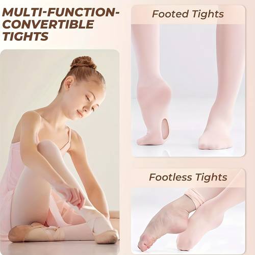 1 di collant da ballo per | collant da balletto 60d traforati, , tessuto a , adatti a , lavare solo a