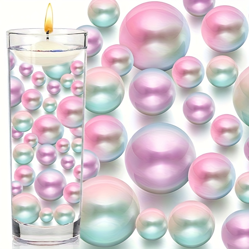 360pcs 5/8/12mm Pearls For Centerpieces Vases, Decorative Vase Fillers Pearl With, Pearl For Vases, Beads For Vases Centerpieces Party Decor, Perlen, Bastelperlen