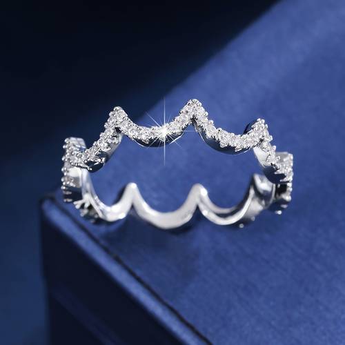 1 elegant unisex luxurious ring plated k synthetic zirconia suitable for valentines day gift