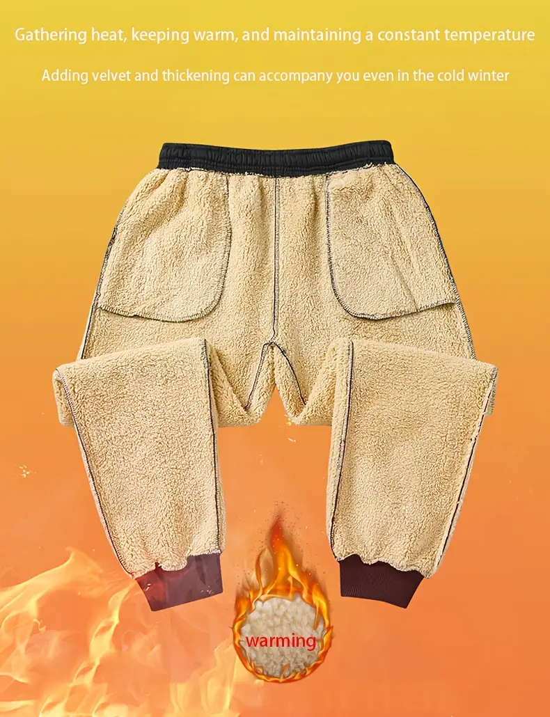 3 pack mens casual plush sweatpants with adjustable drawstring waist zippered pockets comfortable cold resistant thickened mens pants warm sweatpants sports leggings warm casual sports pants for running hiking yoga fishing outdoor autumn winter warm suitable for gift plush pants mens pants print letter zipper pockets men fleece pants men fleece track pants with cuff men pants work pants Product details 2