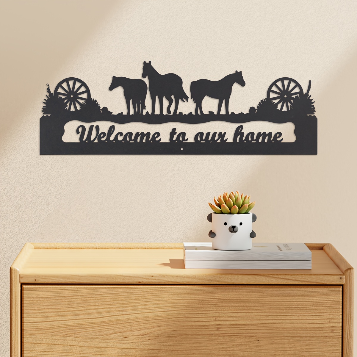 

Rustic Wall Hanging Decoration, Statue Wall Decoration, Unique Wall Decoration With , Suitable For Farm, Home And Outdoor Decoration, Perfect Gift For And Hunters!