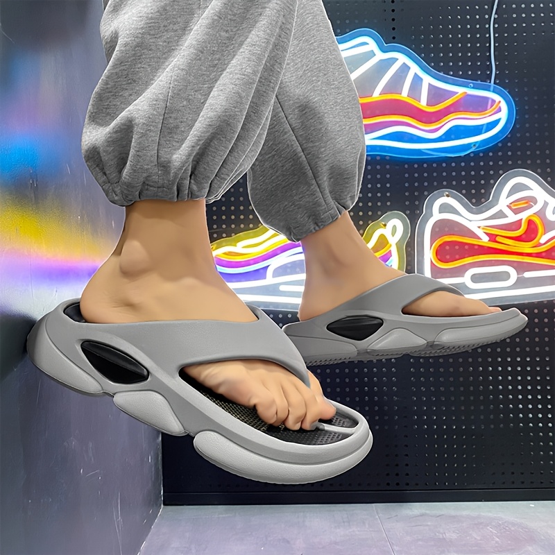 mens summer breathable cut out slide sandals     cover upper fabric inner sole round toe   home casual wear breathable sandals minimalist slippers synthetic cover sandal Product details 10