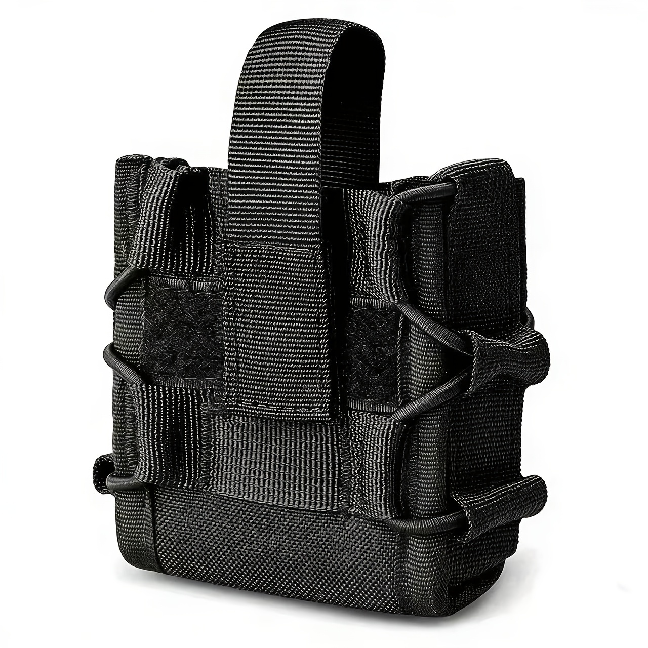TEMU Sac de Rangement Tactique Extérieur pour Menottes, avec Système MOLLE, Utilisable pour Divers Objets, Accessoires de Ceinture Tactique et