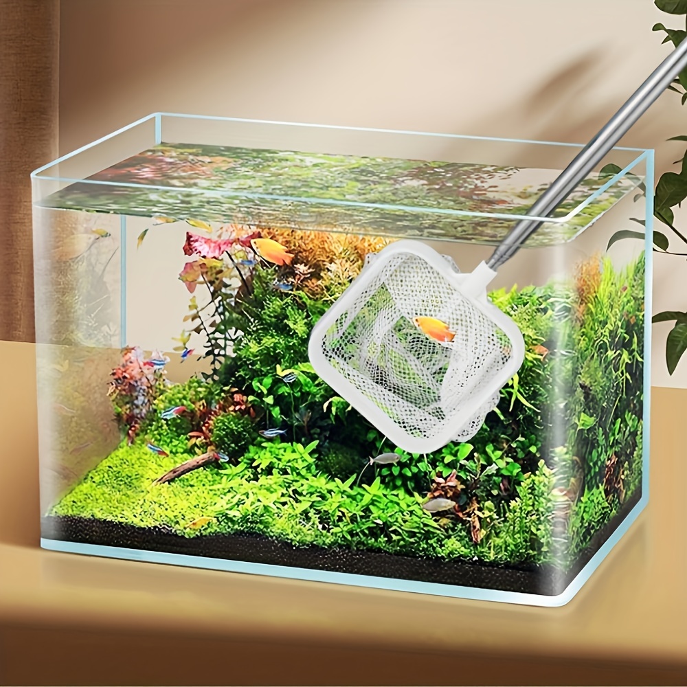 

Stainless Steel Aquarium Net - Ideal For Fish & Shrimp, Abs Resin