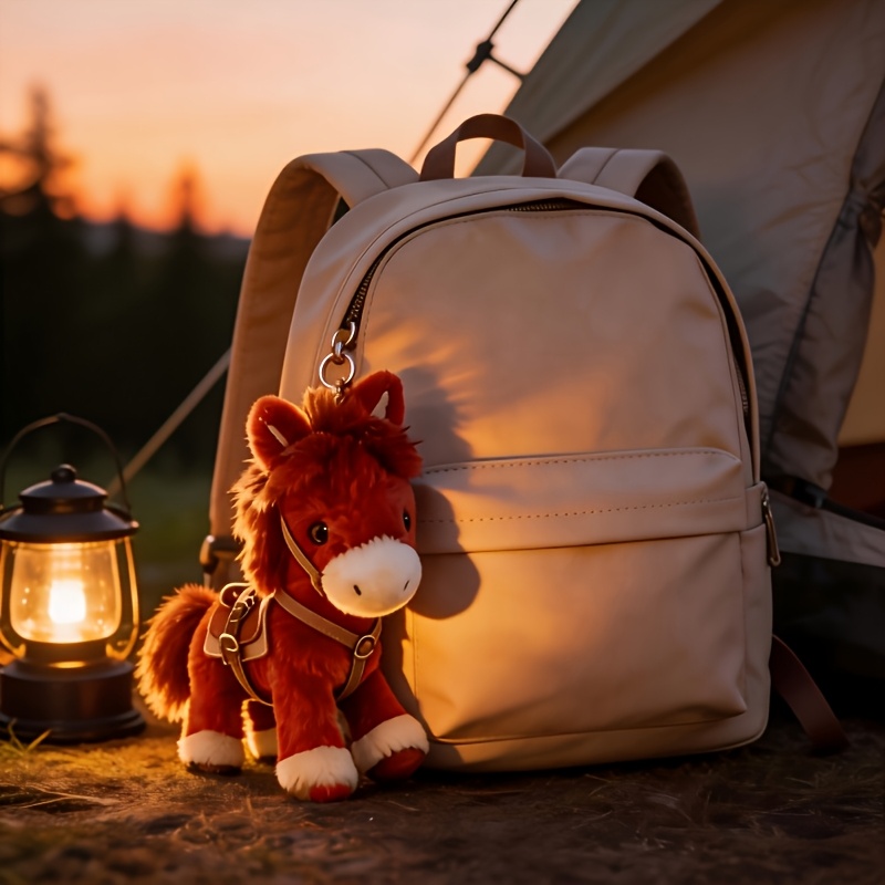 zodiac horse mascot keychain charm a cute horse pattern with   inspired details as a portable decorative pendant and practical key accessory that symbolizes good luck   and holiday     Product details 5
