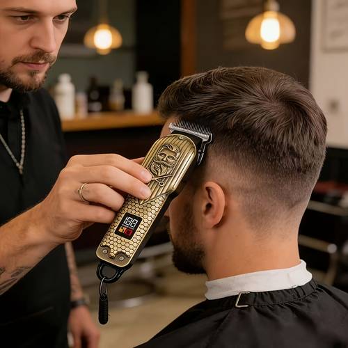 professional electric hair clipper led screen type c charging port universal hair clipper for men and women beauty tools perfect gift for father and lover birthday gift stylish design