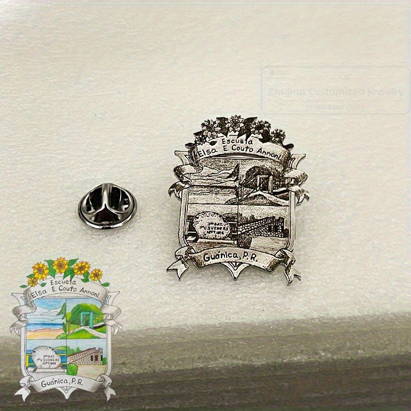TEMU de calavera personalizada para hombre, broche de acero inoxidable chapado en oro, accesorio para ropa y mochila, para sudaderas, mezclilla,