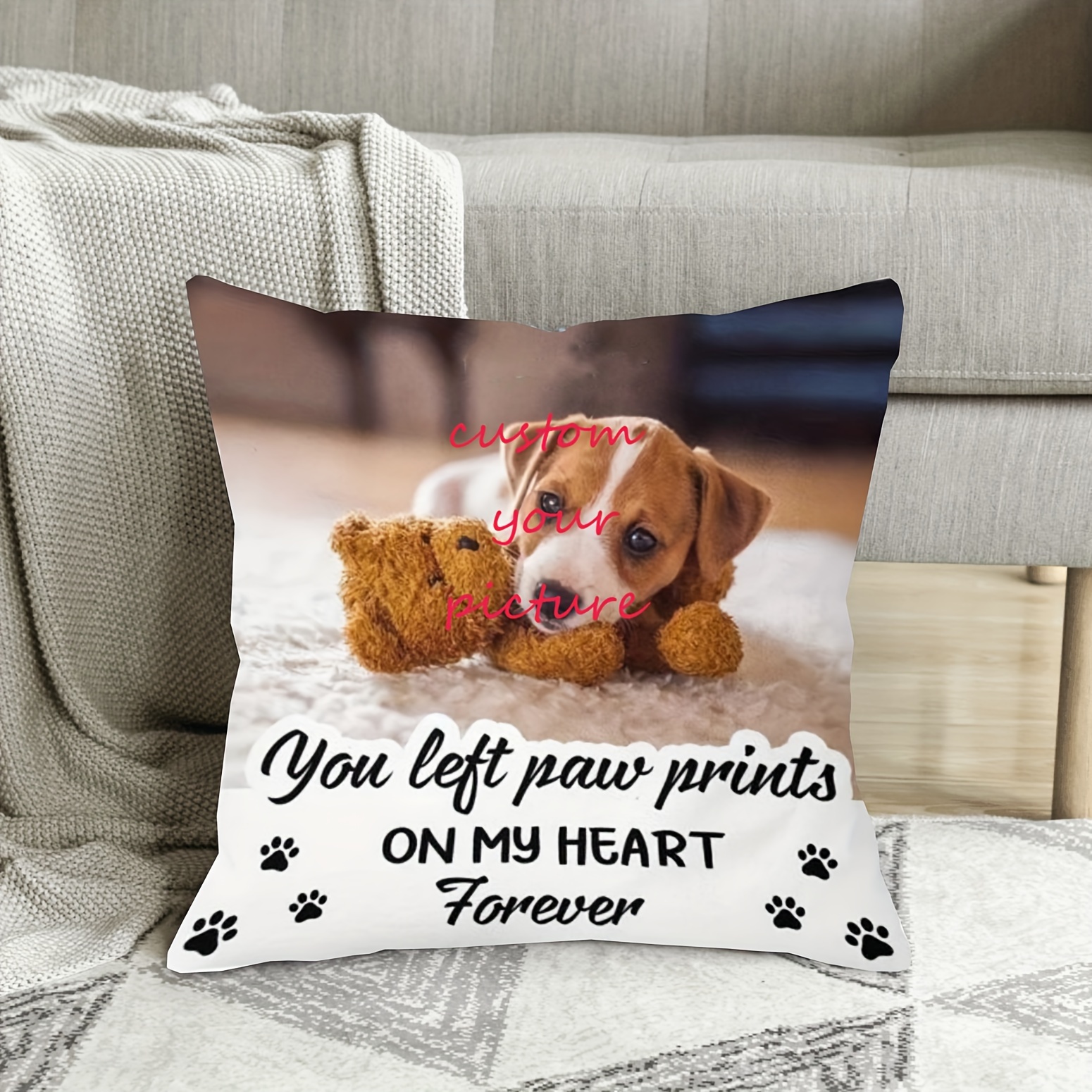 Paw print pillow cases best sale