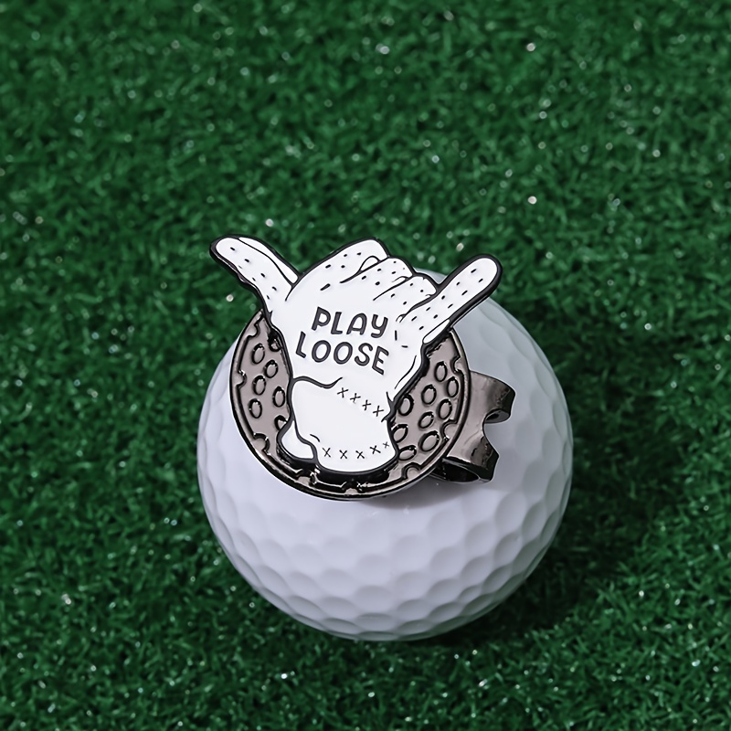 Magnetic Golf Ball Marker w/ Hat Clip Iron Accessory for Men - Golf Gift