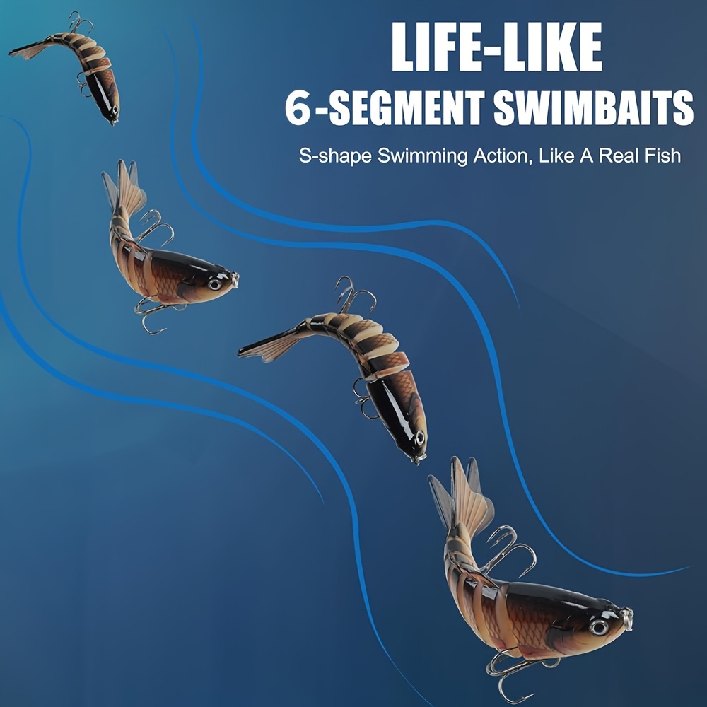 set 5pcs animated sea fishing lures featuring a multi - Temu
