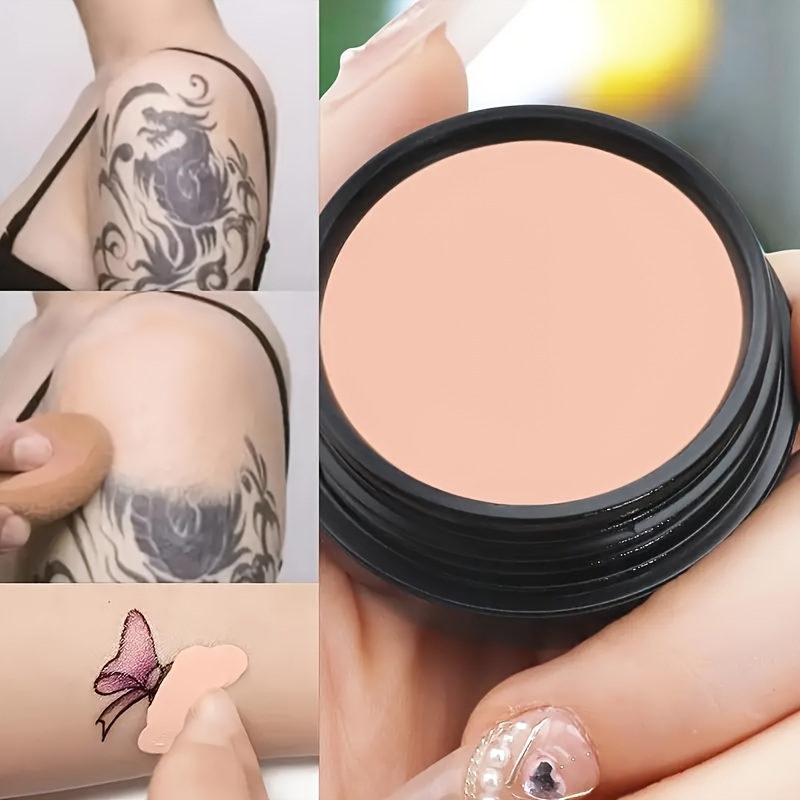Corector cu acoperire totală, corector pentru tatuaje pentru piele matură - Potrivit pentru machiaj natural, acoperirea cercurilor întunecate, petelor, semnelor și a pliurilor nazolabiale, cu un finisaj mat de lungă durată