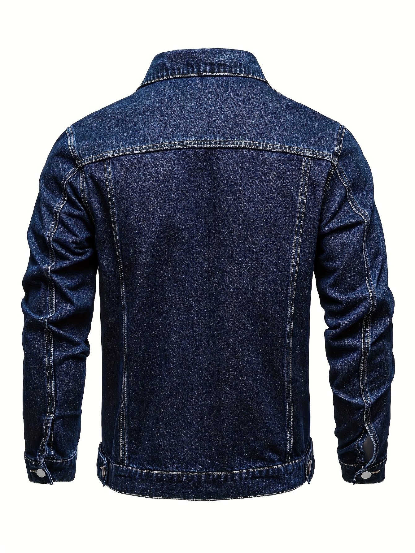 Men'S Casual Slim Fit Jacket Men'S Denim Jacket