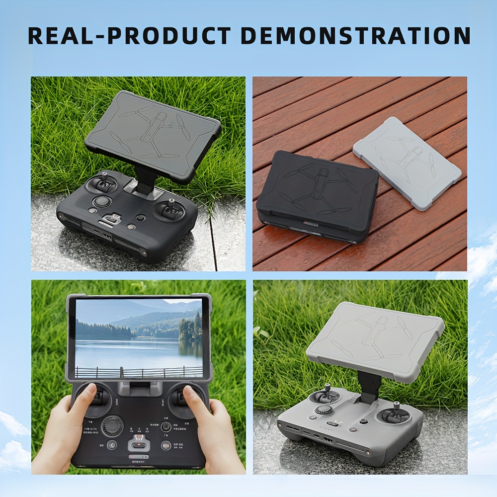 2pcs silicone case screen protector and dust cover set for dji   4 pro  2 remote control     Product details 8