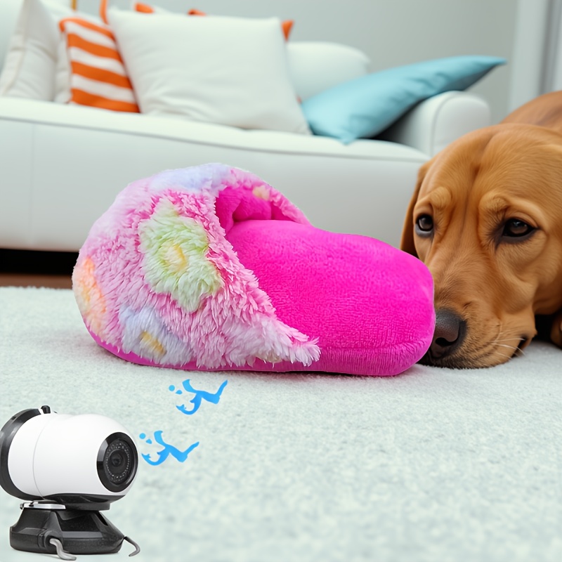 TEMU Pet Plush Slippers Dog Slipper Toys Cat Small Pet Toy