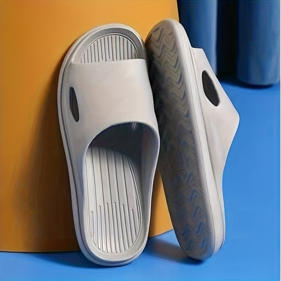TEMU Pantuflas de EVA unisex para el hogar, perfectas para uso interior/exterior, relajación en y en casa, pantuflas para hombre, zapatos elegantes