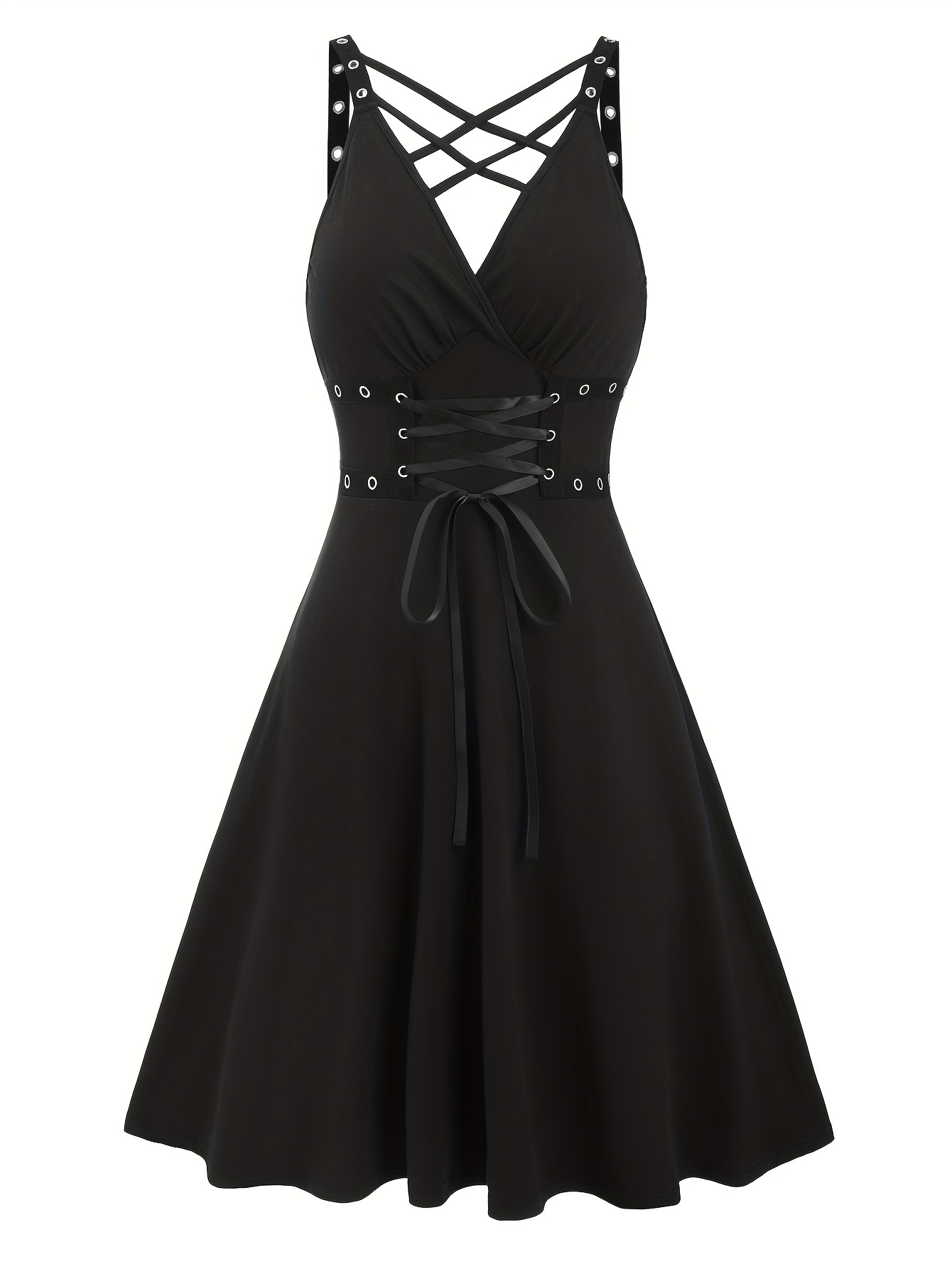 suspender dress black Bat Suspenders Dress main image 1