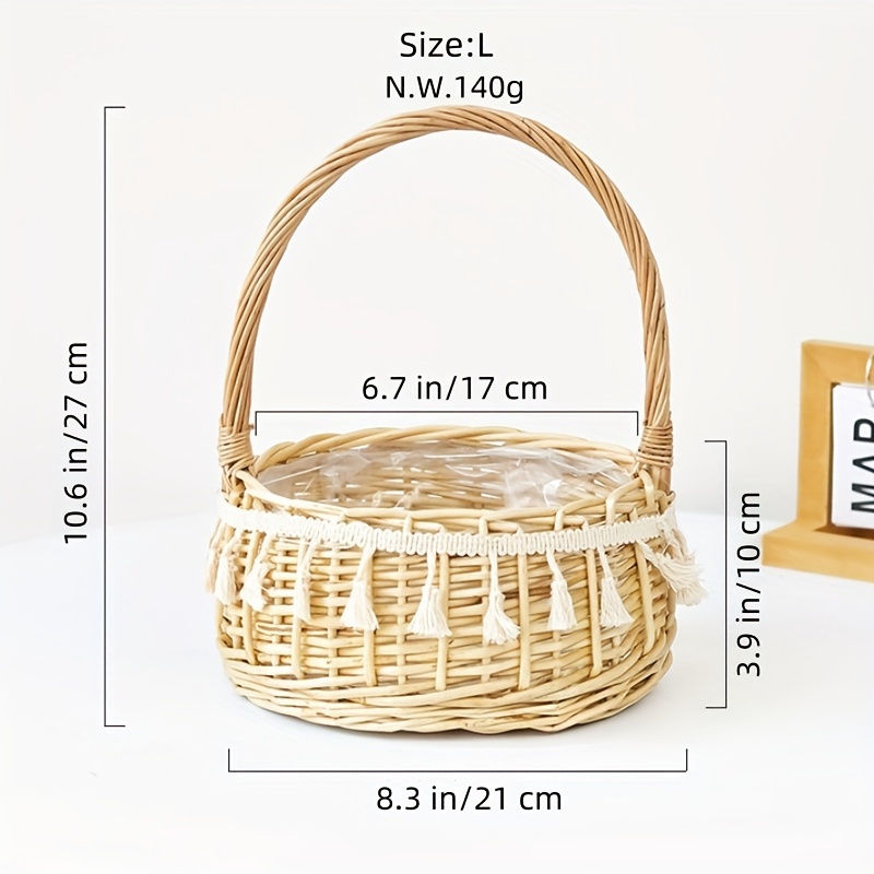 Woven Flower Basket Small Wicker Baskets Crafts Candy - Temu Germany